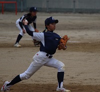 福井の村田凪佐選手は投打に大活躍。小学生の部にて