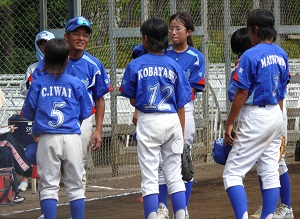 滋賀あみんちゅガールズＯＢが母体の中学生チーム、マイティーエンジェルス(11年)