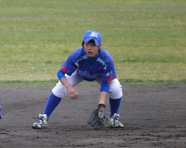 ピカイチのフットワークと野球センスを見せた滋賀Aのショート（兼投手）、川崎千由紀選手