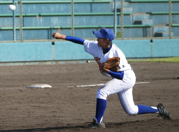 熊本のエース・本田万美子選手。