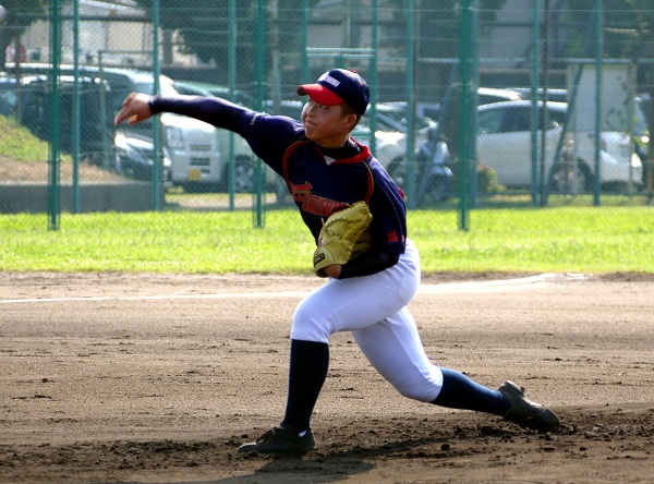 4試合中3試合を完投した福島の藤田捺己投手。