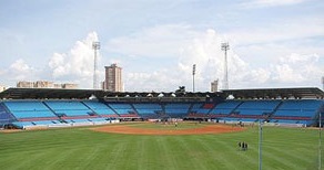 第4回女子野球ワールドカップのメイン球場「エスタディオ・ホセ・ペレス・コルメナーレス」（ベネズエラ）